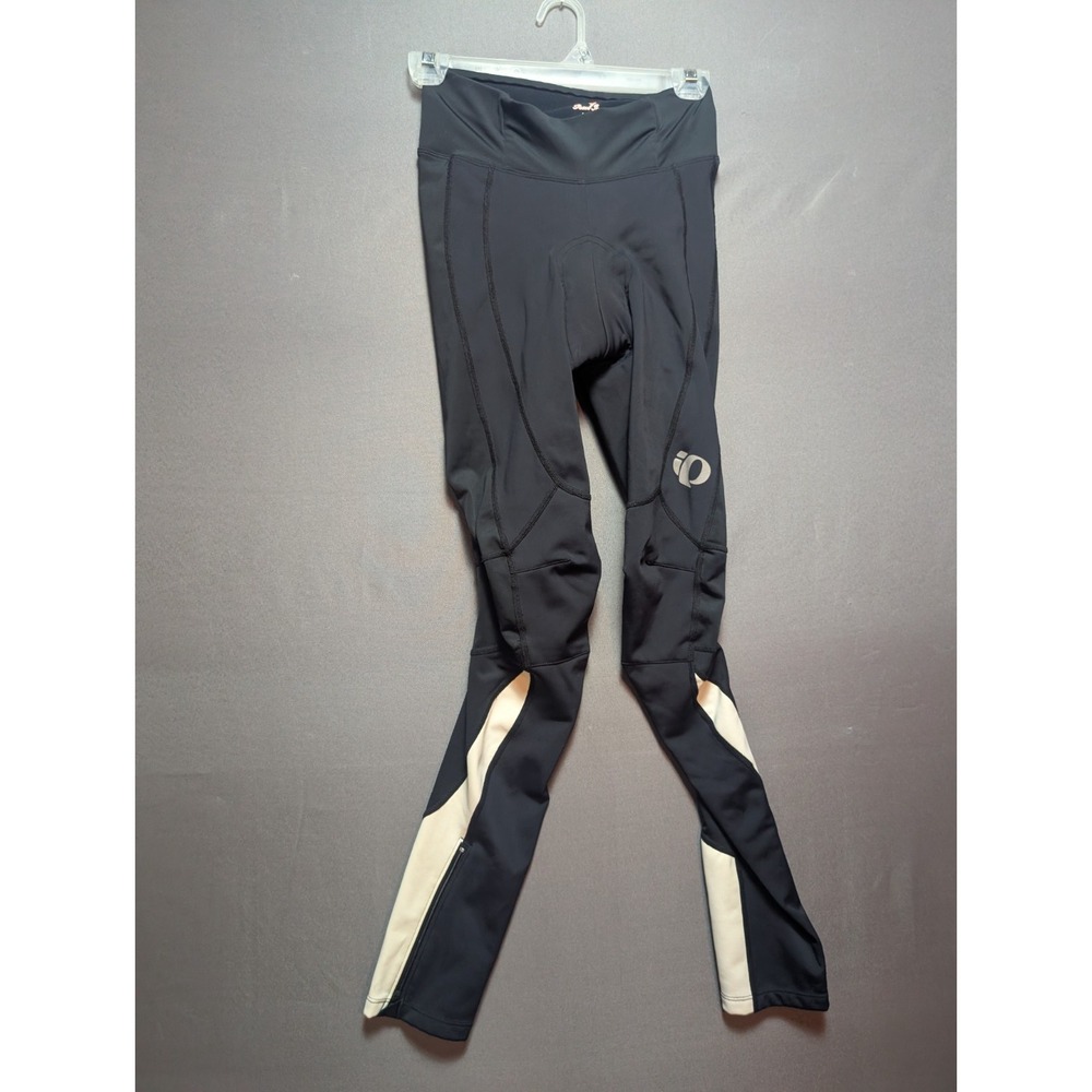 Pearl Izumi Elite Cycling Tights Womens S Black Fleece Lined Thermal Ankle Zip